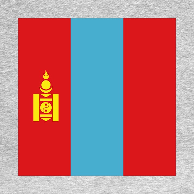 Mongolia Flag by flag for all